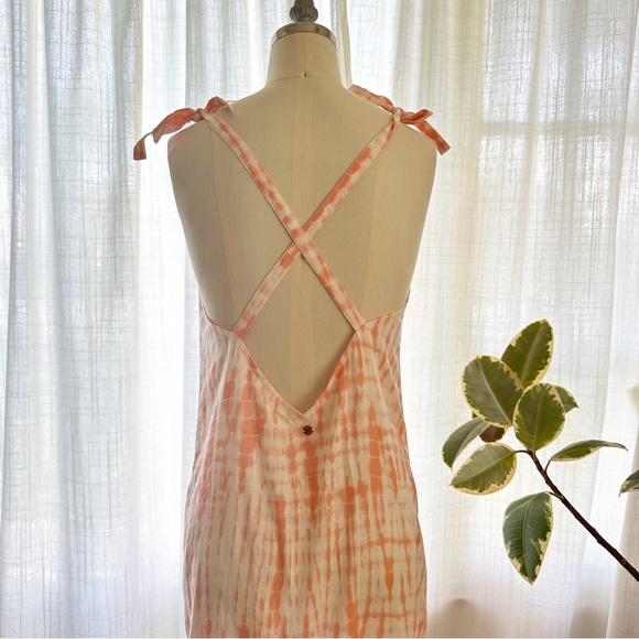 NW/OT Beachy tie-dye swim cover-up maxi - Picture 7 of 7